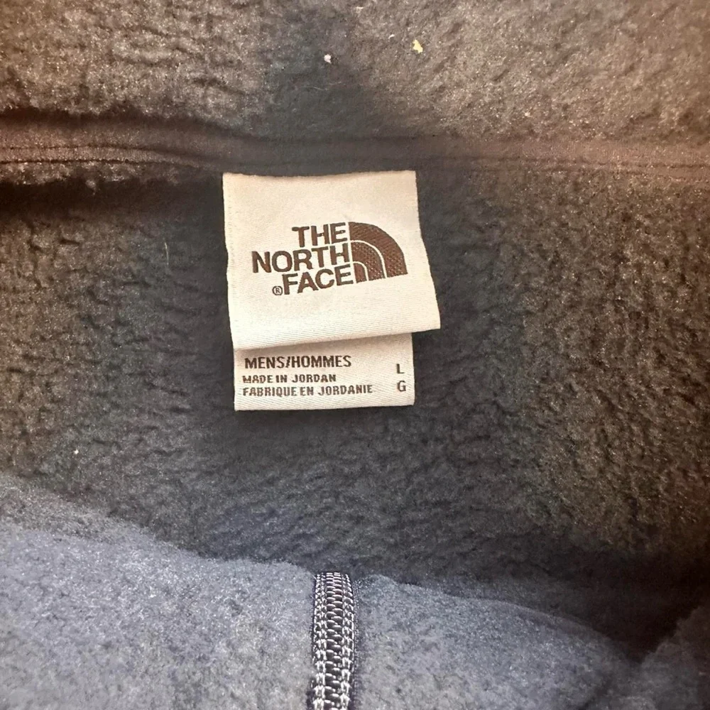 The North Face Men’s Fleece Sweater Vest Urban Gray‎ Blue Size Large NWT